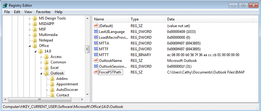 registry-editor-forcepstpath